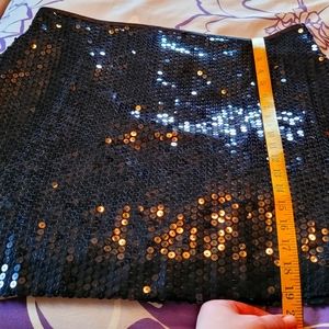 Black Sequin Skirt Size 16